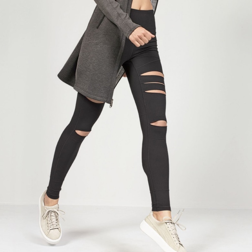 Zella leggings open knee S